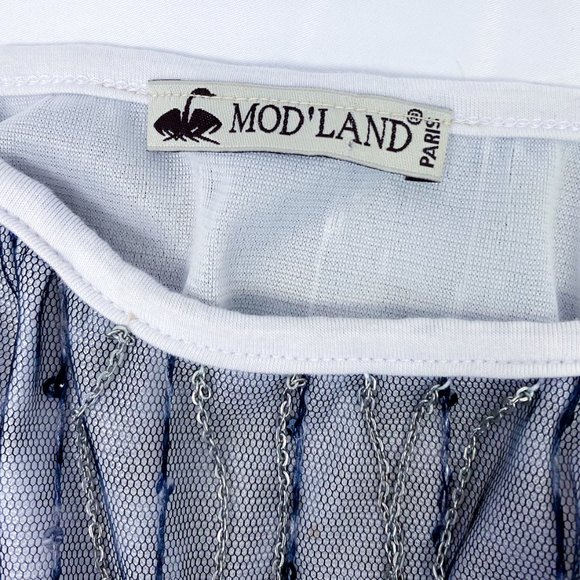 Mod'Land Paris Whimsical Tulle Intricate Detail Fairy Dress Artistic Design - Picture 12 of 15